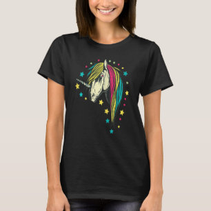 Unicorn Retro Vintag für Babys und Frauen T-Shirt