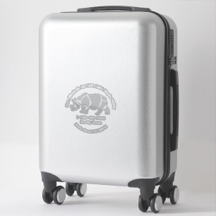 Unicorn Rhino Family Zuhause-Adresse Kontakt Aufkleber