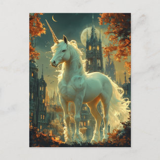 Unicorn Riant Postkarte