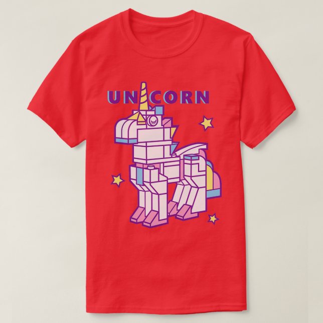 Unicorn Robot Classic T-Shirt (Design vorne)