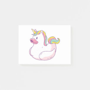 Unicorn Rubber Duck Post-it Klebezettel