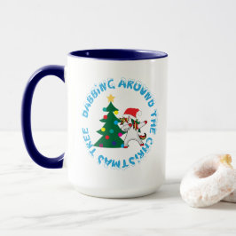 Unicorn rund um den Weihnachtsbaum Funny Tasse