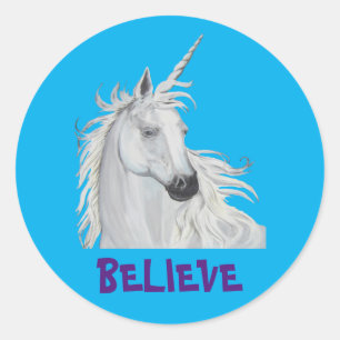 UNICORN RUNDER AUFKLEBER