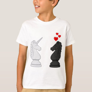 Unicorn Schach Knight T-Shirt