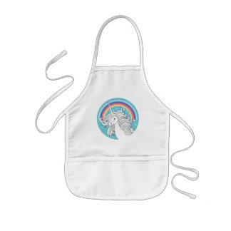 UNICORN SCHERZT SCHÜRZE-BLAU KINDERSCHÜRZE