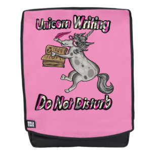 Unicorn schreiben - nicht stören rucksack