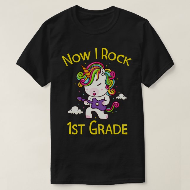 Unicorn-Schule T-Shirt (Design vorne)
