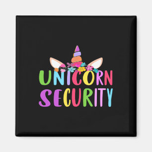 Unicorn Security Halloween Herbstkostümchen Erwach Magnet