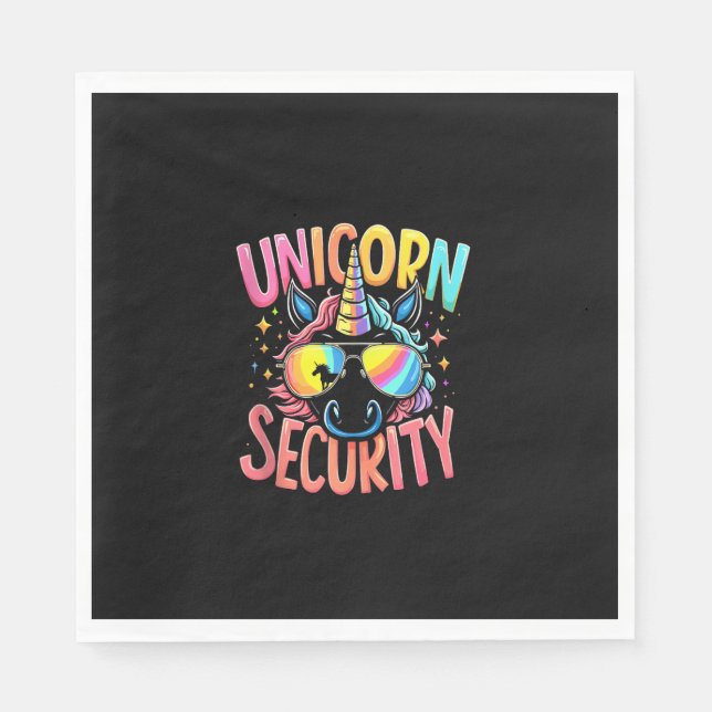 Unicorn SECURITY Unicorn Tank Top_2 Serviette (Vorderseite)