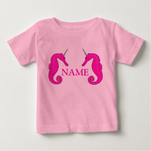 Unicorn-Seepferd Baby T-shirt