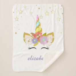 Unicorn Sherpa Blankets Sherpadecke