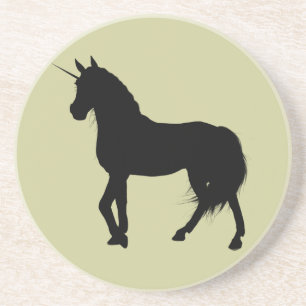 Unicorn-Silhouette-Untersetzer Untersetzer
