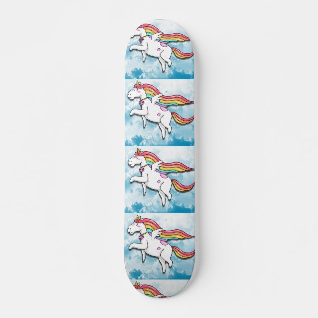 Unicorn Skateboard Deck (Vorne)