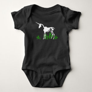 Unicorn Skeleton Baby Strampler