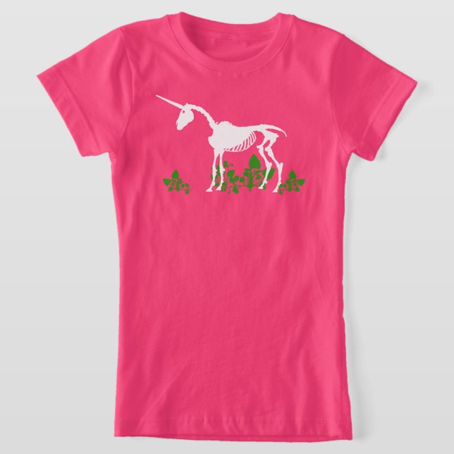 Unicorn Skeleton T - Shirt (Ablage )