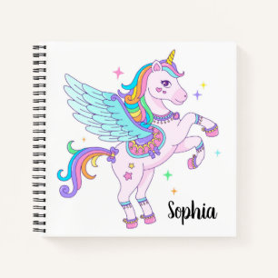 Unicorn Sketchbook Notebook Notizbuch