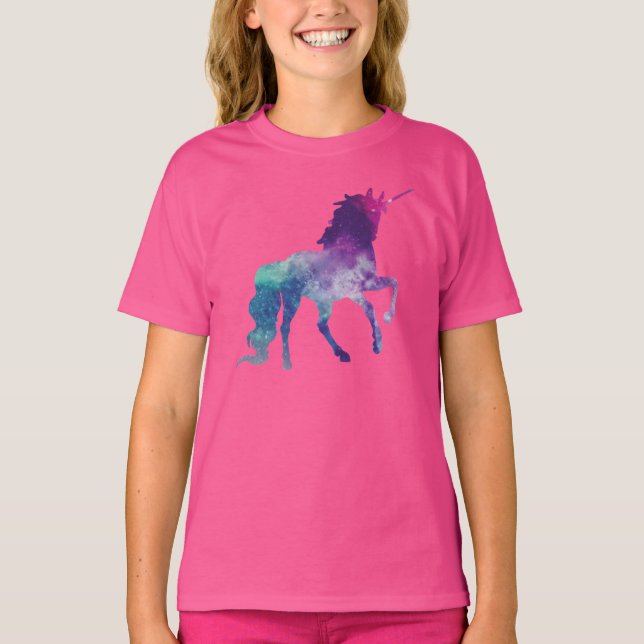Unicorn Sky | Niedlich Magic Kids Bodysuit T-Shirt (Vorderseite)