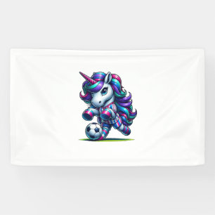 Unicorn Soccer Team Player Tank Top Banner