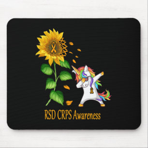 Unicorn Sonnenblume Rsd Crps Bewusstsein Mousepad