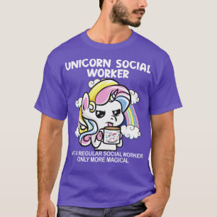 Unicorn Sozialarbeiter wie reguläre Sozialarbeiter T-Shirt