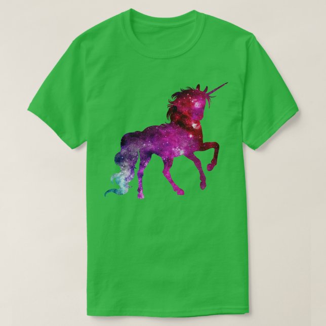 Unicorn Sparkle Space Galaxy (4) T-Shirt (Design vorne)