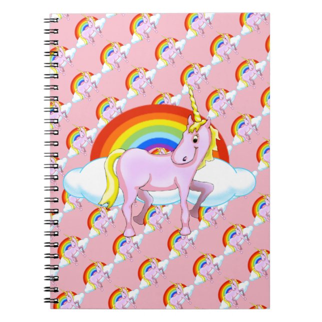 Unicorn Spiral Notebook Notizblock (Vorderseite)