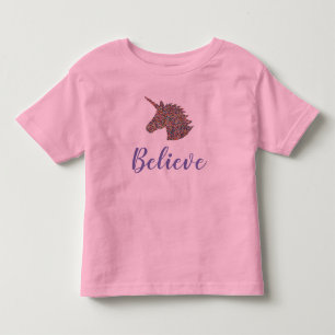 Unicorn Sprinkle Print Pink Baby Bodysuit Kleinkind T-shirt