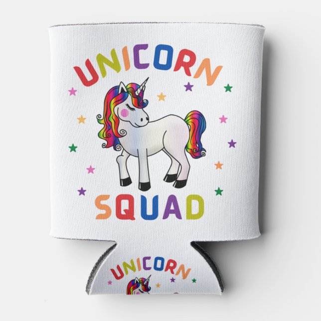 Unicorn Squad Dosenkühler (Vorderseite)
