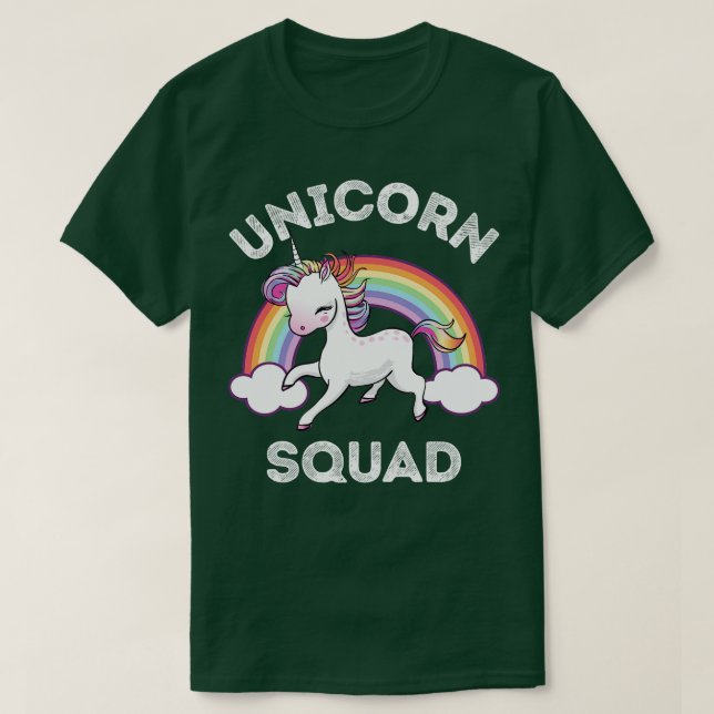 Unicorn Squad Funny T-Shirt (Design vorne)