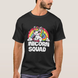 Unicorn Squad Niedlich Rainbow T-Shirt