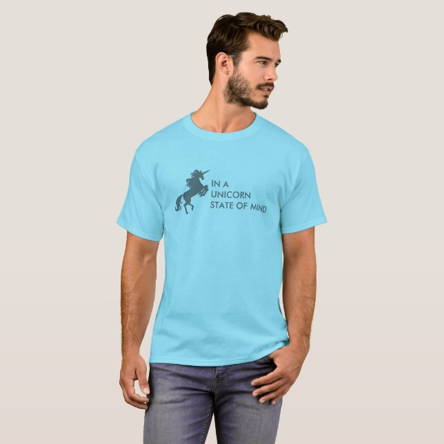 Unicorn-Staat T-Shirts des Verstand(Erwachsener) (Vorne ganz)