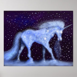Unicorn Stars Poster