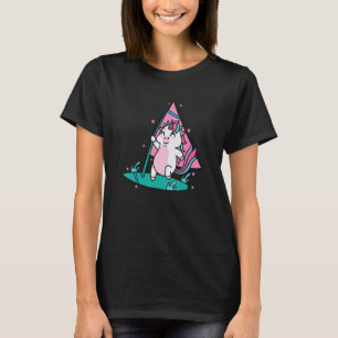 Unicorn surfen Mythische Kreatur Sport T-Shirt