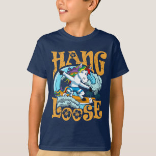 Unicorn-surfender Fall lose niedlich T-Shirt