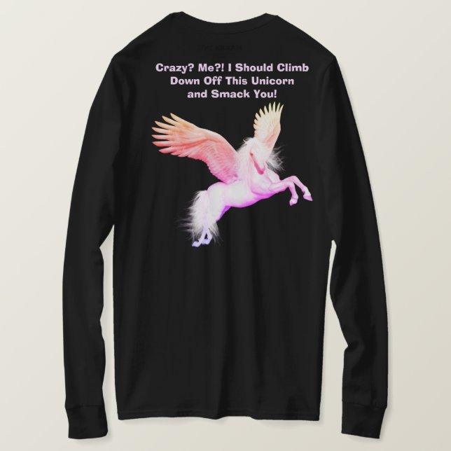Unicorn Sweatshirt T-Shirt (Design Rückseite)