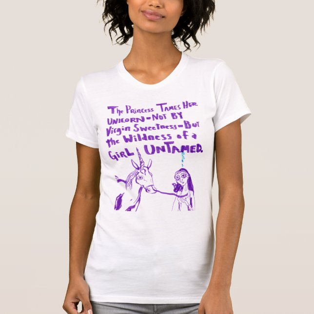 Unicorn Tamer T - Shirt (Vorderseite)