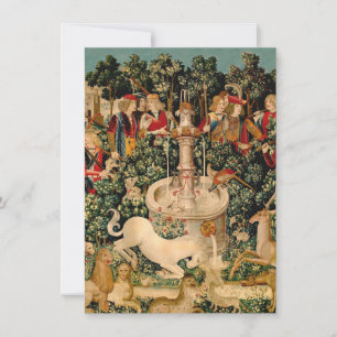 Unicorn Tapestries gefunden Legende Mythisch Einladung