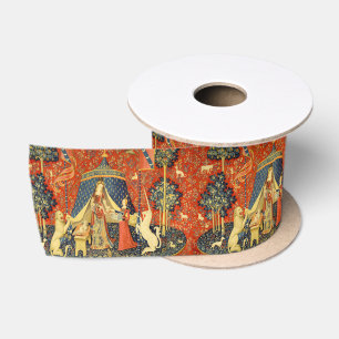 Unicorn Tapestries Lady Legend Mittelalter Satinband