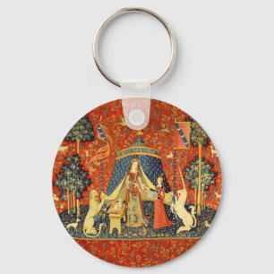 Unicorn Tapestries Lady Legend Mittelalter Schlüsselanhänger