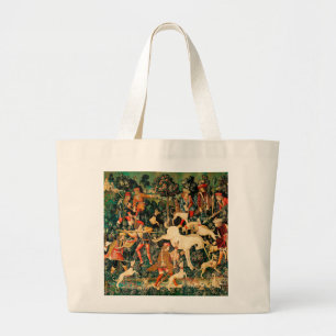 Unicorn Tapestries Mittelalterliche Klassische Ver Jumbo Stoffbeutel
