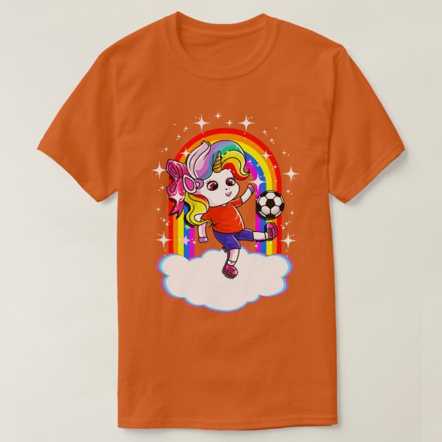 Unicorn Team Mama Coach Vater Niedlich Girl T-Shirt (Design vorne)