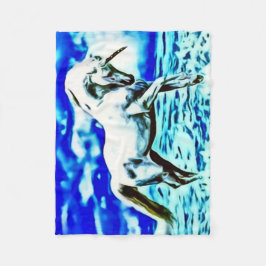 Unicorn träumt Fleece-Decke Fleecedecke