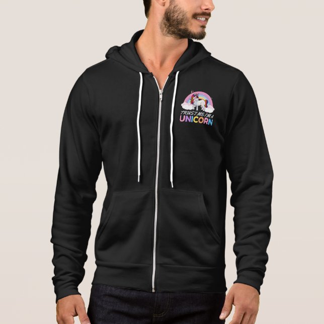 Unicorn Trust Me I'm Unicorn Hoodie (Vorderseite)
