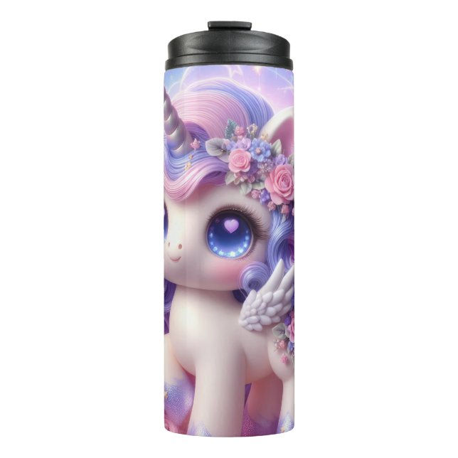 Unicorn Tumbler Wrap Thermosbecher (Vorderseite)
