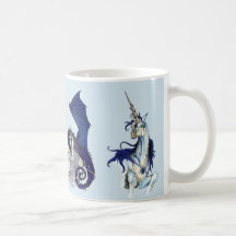 Unicorn und Drache-Tasse
