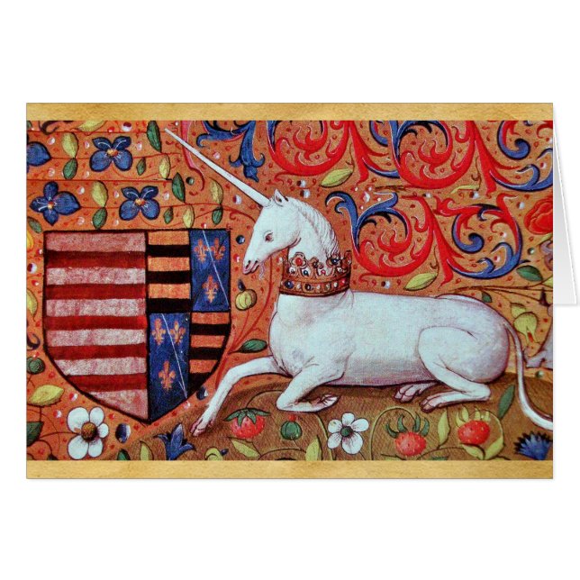 UNICORN UND MEDIEVA FANTASY BLUME, FLORALMOTIFS (Vorderseite (Horizontal))