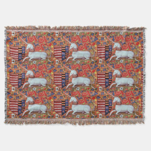 UNICORN UND MEDIEVA FANTASY BLUME, FLORALMOTIFS DECKE