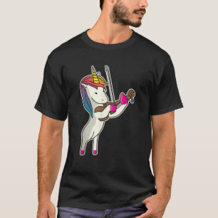 Unicorn Violine Funny Magical Violinist Mus T-Shirt