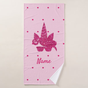 Unicorn Visage rose Parties scintillant fille enfa