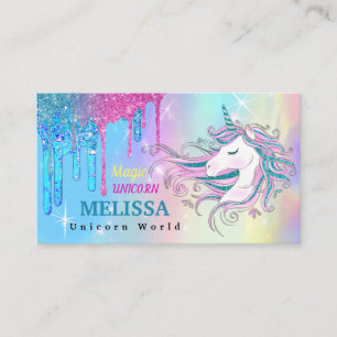 Unicorn-Visitenkarte Visitenkarte